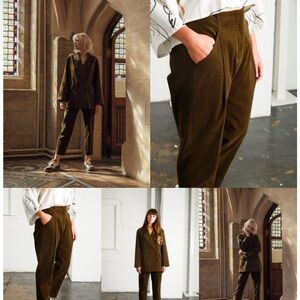 NATIVE YOUTH Olive Women's Corduroy Pants